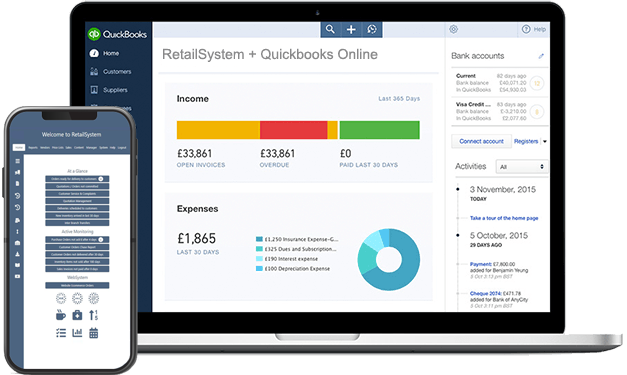 Quickbooks Online + RetailSystem