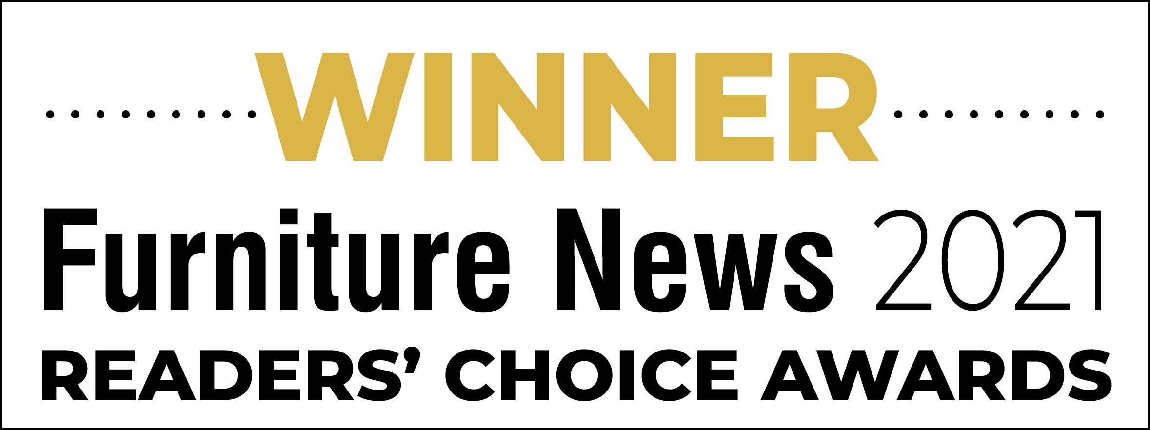 "Best Software/Technology provider" in the Furniture News Reader's Choice Awards 2021